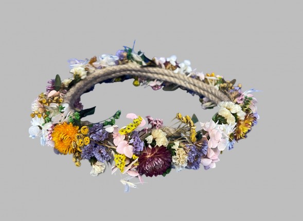 Венок из сухоцветов