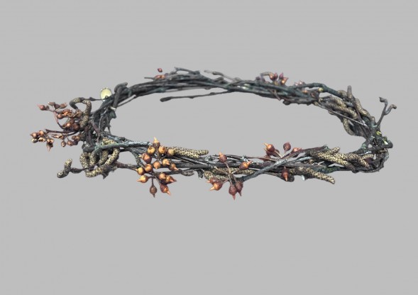 Венок из сухоцветов