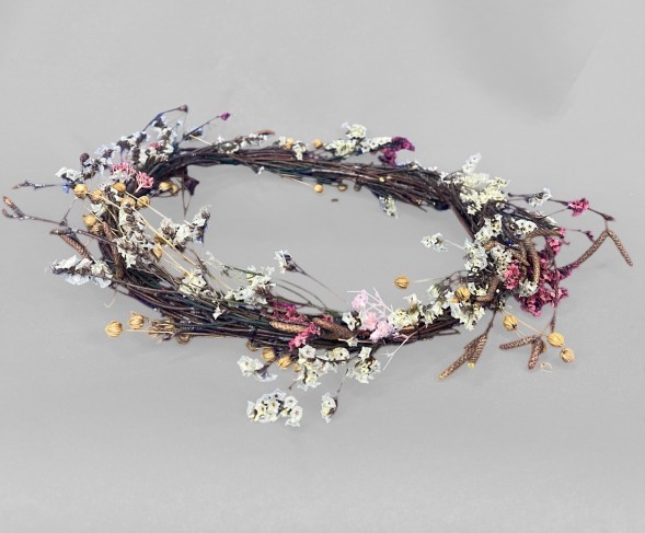 Венок из сухоцветов