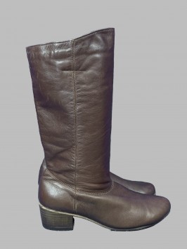 Сапоги коричневые, женские