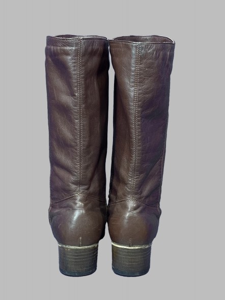 Сапоги коричневые, женские