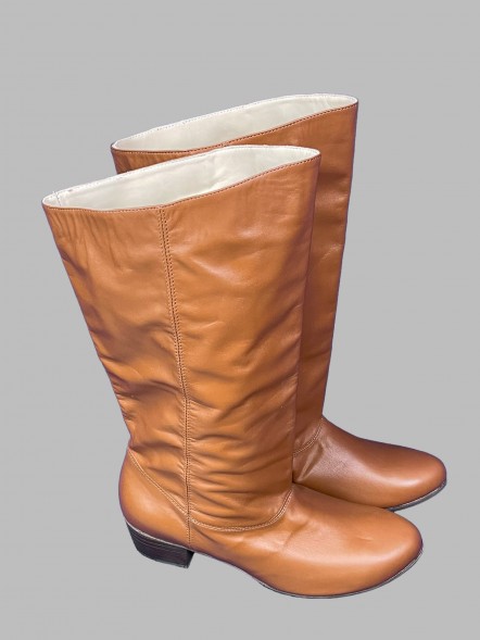 Сапоги рыжевато-коричневые, женские