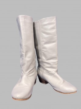 Сапоги светло-серые, женские