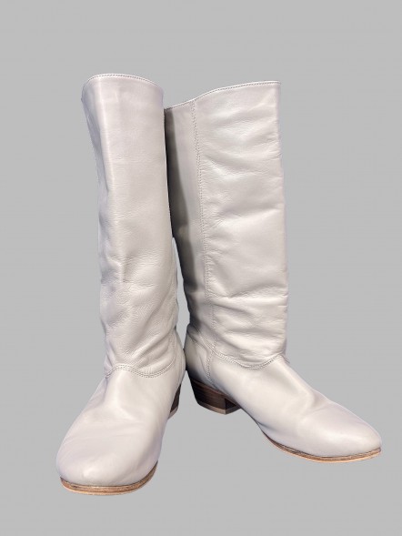 Сапоги светло-серые, женские