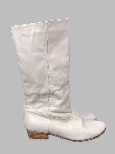 Сапоги светло-серые, женские