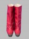 Сапоги красные, женские