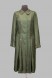 Платье-халат оливковый