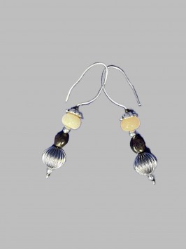 Серьги с бусинами