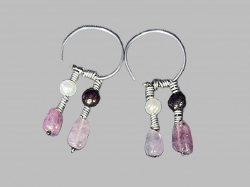 Серьги "Двойчатки" витые