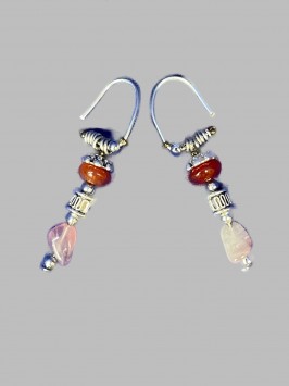 Серьги с бусинами