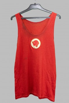 Майка спортивная красная с символикой