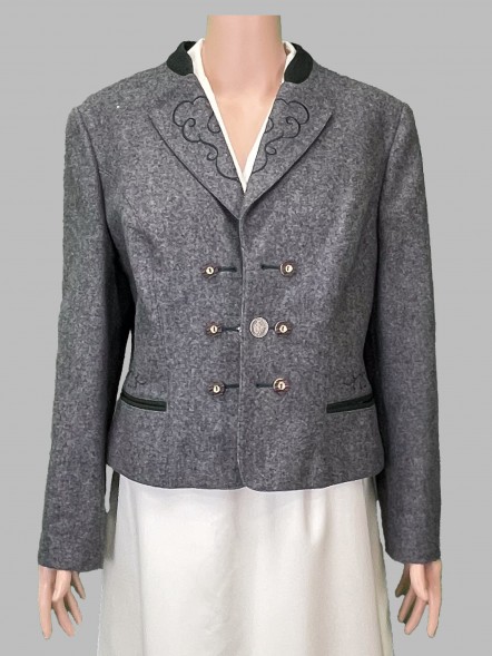 Жакет серый винтажный