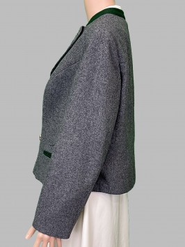 Жакет серый винтажный