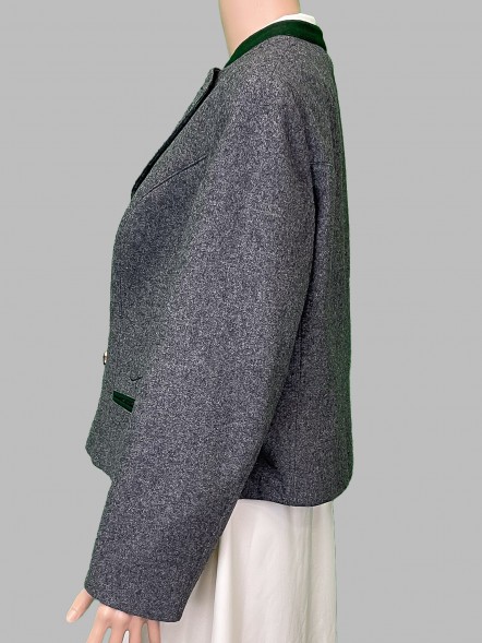 Жакет серый винтажный
