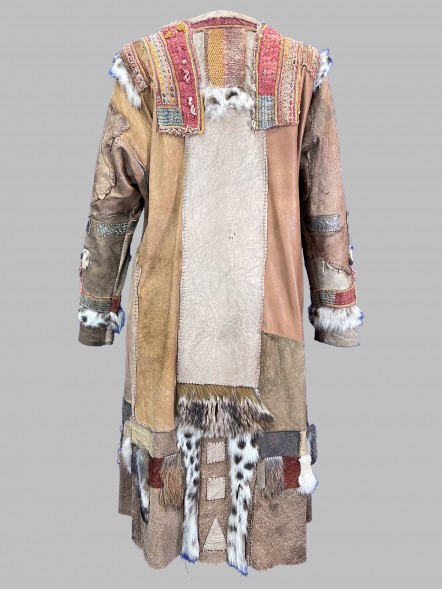 Кафтан кожаный женский