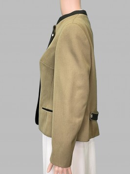 Жакет темно - бежевый винтажный