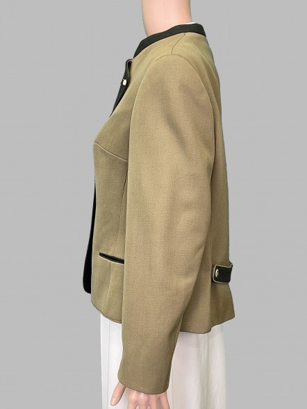 Жакет темно - бежевый винтажный																														