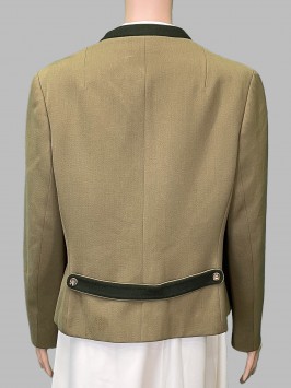 Жакет темно - бежевый винтажный