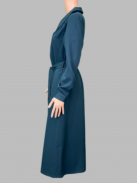 Платье темно-зеленое																														