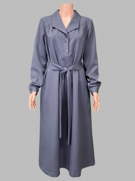 Платье серое