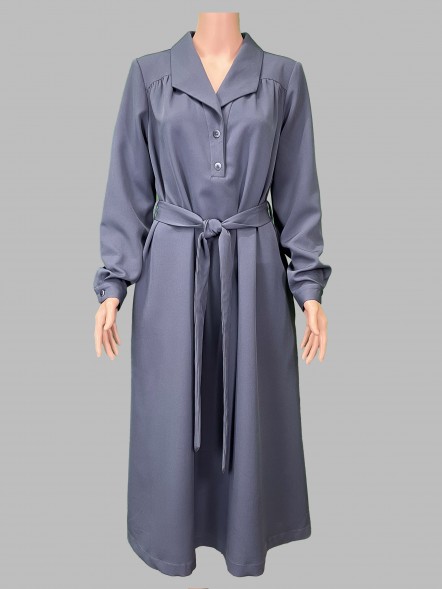 Платье серое																														