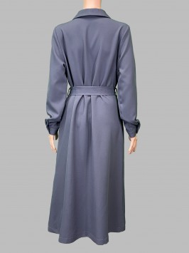 Платье серое