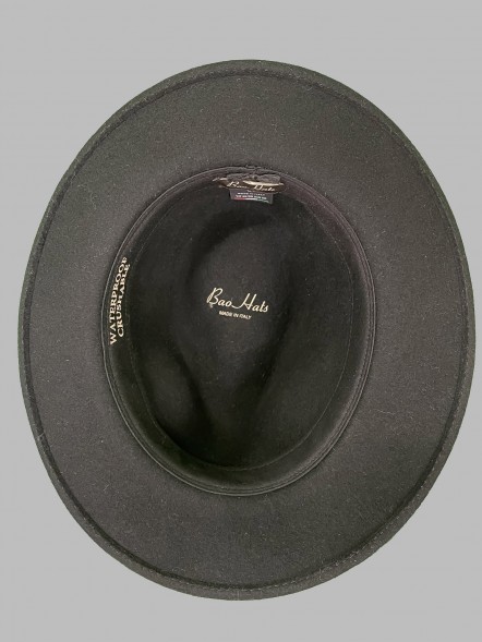 Шляпа фетровая черная																														