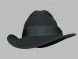 Шляпа фетровая черная																														