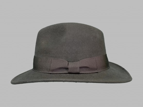 Шляпа фетровая темно-коричневая																														
