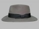 Шляпа фетровая серая																														