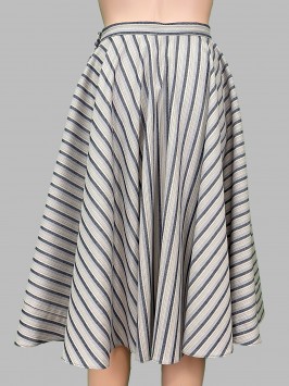 Юбка светлая в полоску