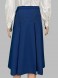 Юбка синяя прямая																														