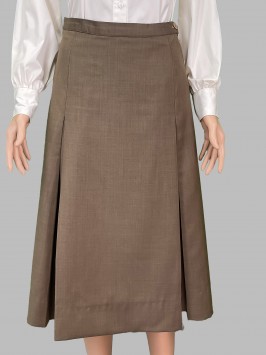 Юбка коричневая прямая