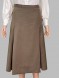 Юбка коричневая прямая																														