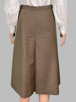Юбка коричневая прямая