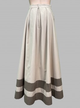 Юбка длинная бежевая