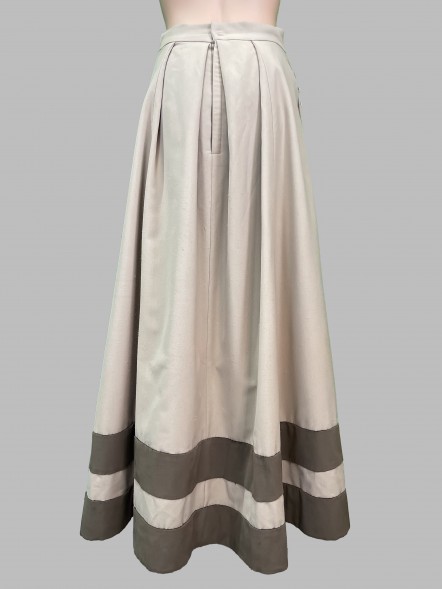 Юбка длинная бежевая																														