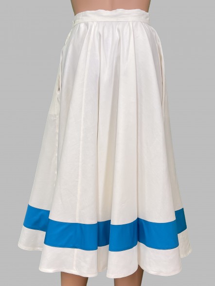 Юбка белая - солнце																														