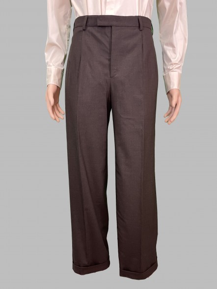 Брюки классические темно-коричневые																														