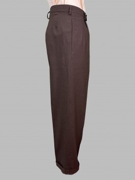 Брюки классические темно-коричневые