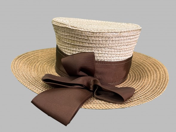 Шляпка соломенная																														