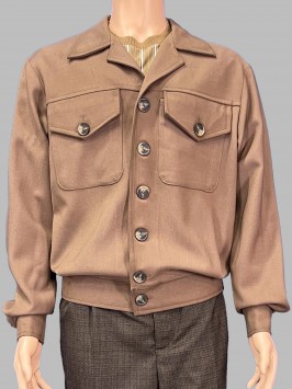 Куртка коричневая "Москвичка" на пуговицах